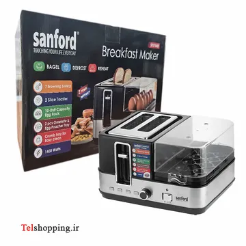 تخمرغ بپز و نان تست پز سانفورد مدل SF5744BT